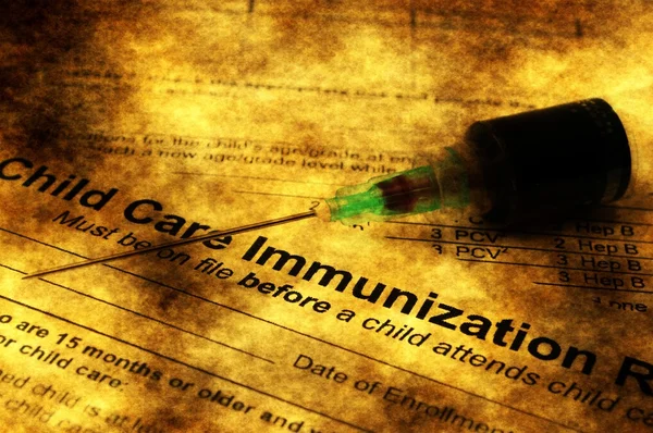 Immunization grunge concept — Stock Photo, Image