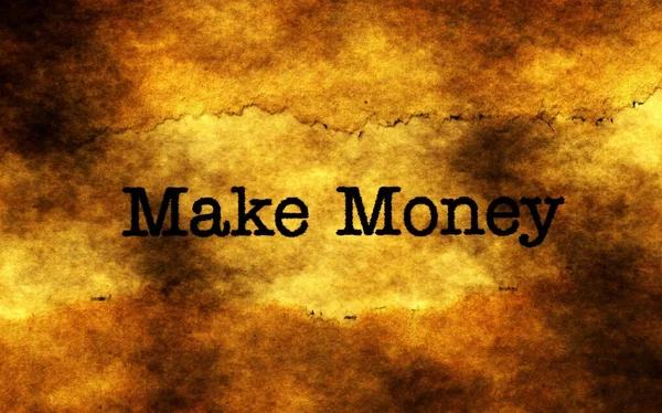 Fazer dinheiro grunge conceito — Fotografia de Stock