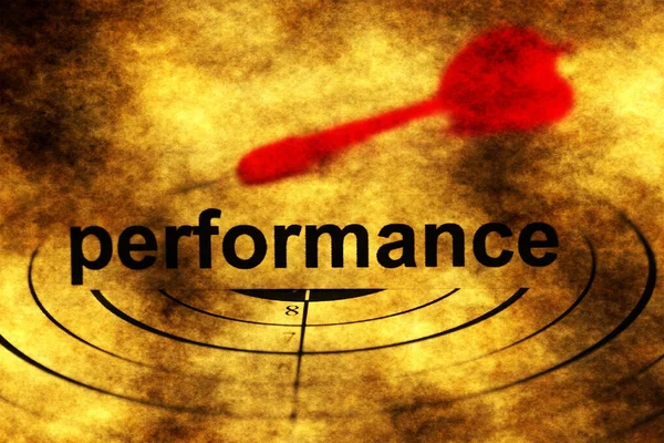 Performance-Grunge-Ziel — Stockfoto