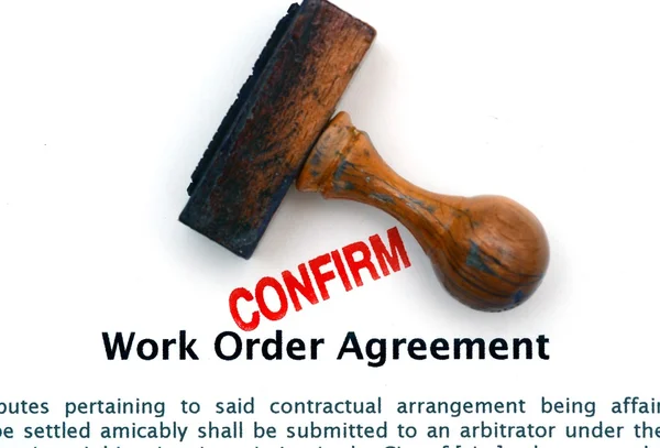 Work agreement — Stock Photo, Image