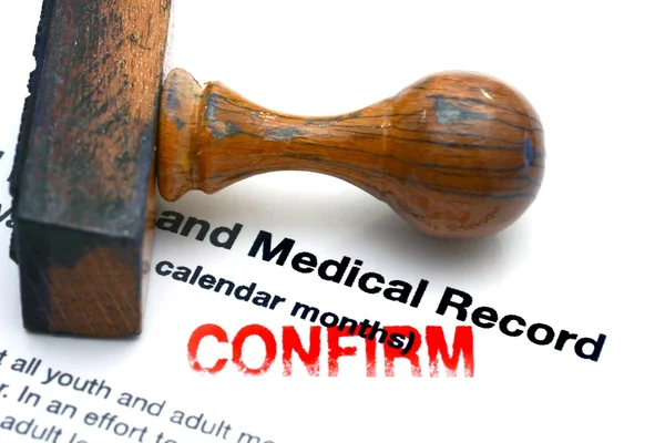 Medical record — Stock Photo, Image