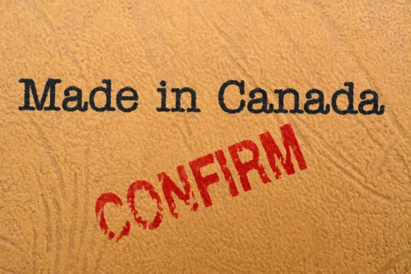 Made in Canada — Stock Photo, Image