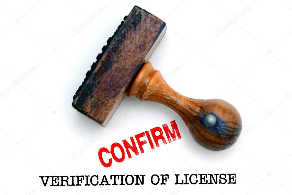 Verification of license