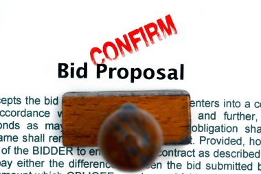Bid proposal confirm
