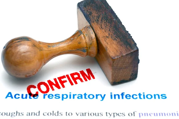 Respiratory infections confirm — Stock Photo, Image