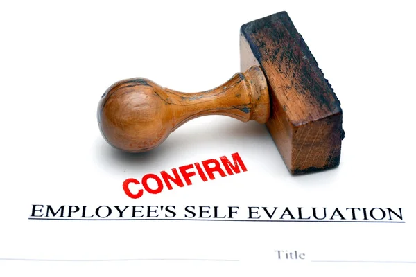 Employee evaluation form — Stock Photo, Image