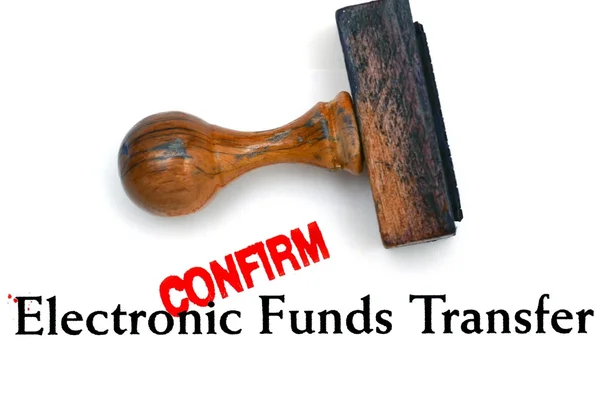 Transfert électronique de fonds — Photo