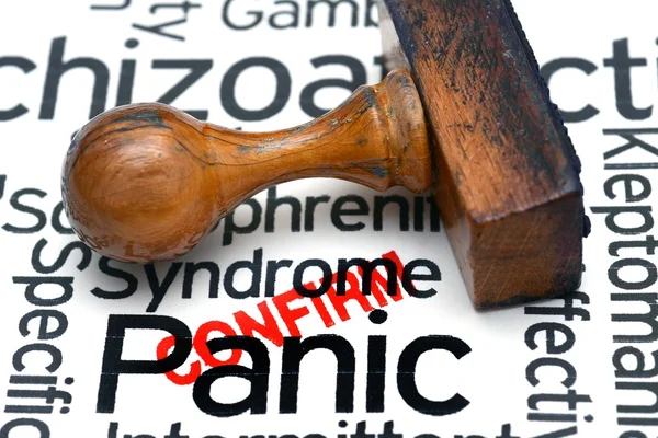 Sindrome da panico — Foto Stock