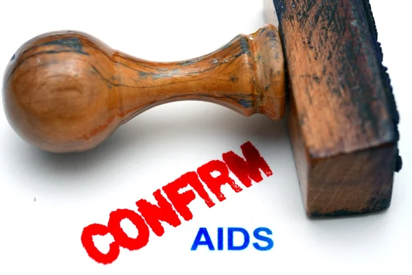 Aids bekräfta — Stockfoto