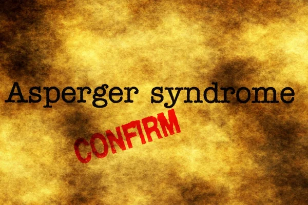 Sindrome di Asperger confermare — Foto Stock