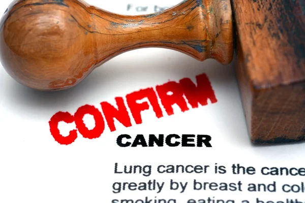 Cancer confirm — Stock Photo, Image