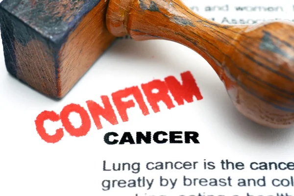 Cancer confirm — Stock Photo, Image