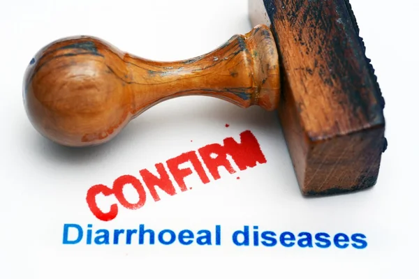 Diarree ziekte bevestigen — Stockfoto