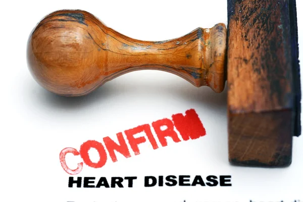 Сердечные заболевания подтверждают — стоковое фото