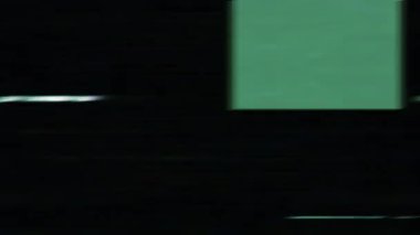 Gerçek Glitch Statik TV Gürültüsü Geçişi