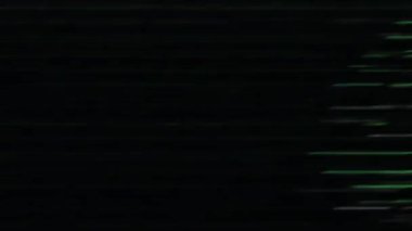 Gerçek Glitch Statik TV Gürültüsü Geçişi