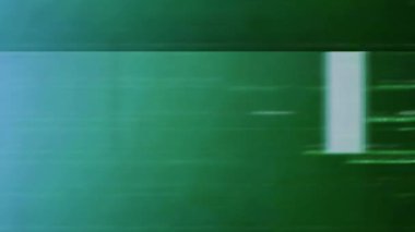 Gerçek Glitch Statik TV Gürültüsü Geçişi