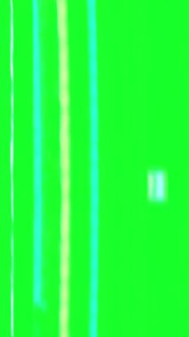 Glitch effect on green screen vertical video