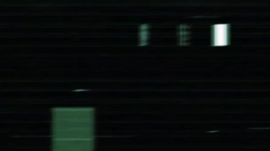 Gerçek Glitch Statik TV Gürültüsü Geçişi