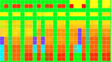 Renkli kare bloklar hareket eden arkaplan