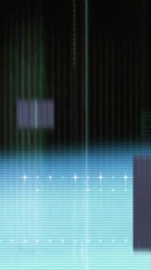 Gerçek Glitch Statik TV Gürültüsü Geçişi