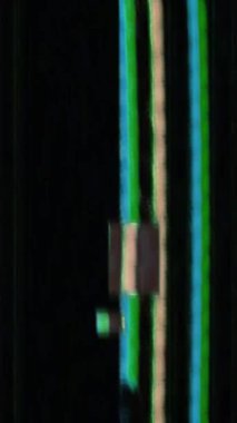 Gerçek Glitch Statik TV Gürültüsü Geçişi