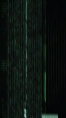 Gerçek Glitch Statik TV Gürültüsü Dikey Geçiş videosu