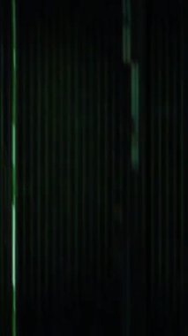 Gerçek Glitch Statik TV Gürültüsü Dikey Geçiş videosu
