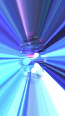 Close up of fiber optics and light rays