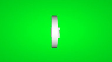 Yeşil ekranda% 70 indirimli 3d düğmesi