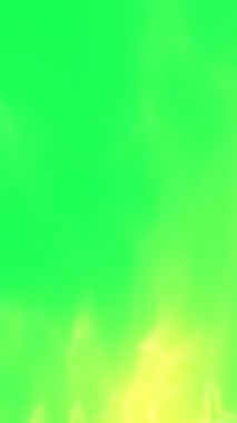 Alevleri Yeşil Ekran dikey videosunda ateşle