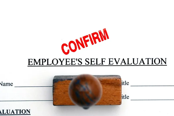 Employee self evaluation — Stock Photo, Image