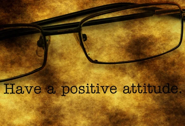 Have positive attitude concept — Stock Photo, Image