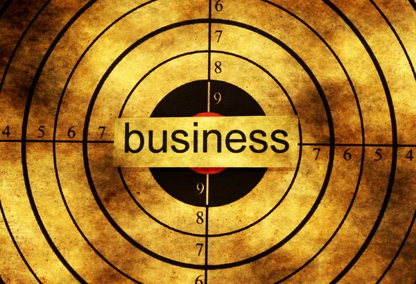 Business grunge target — Stock Photo, Image