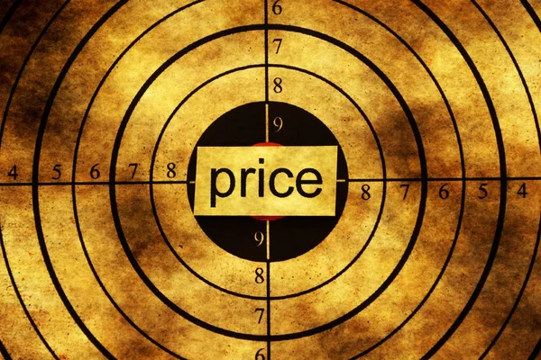 Obiettivo del grunge dei prezzi — Foto Stock