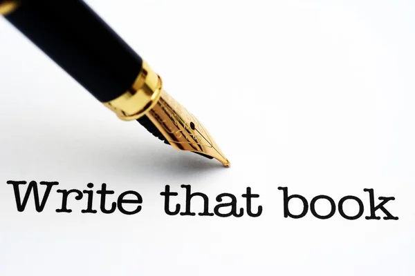 Write that book — Stock Photo, Image