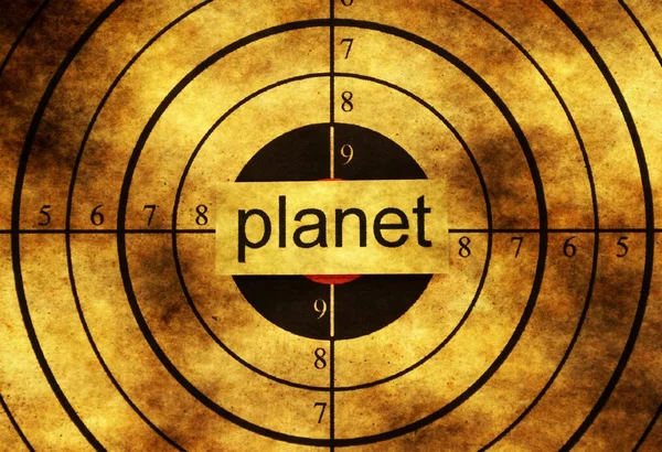 Planetengrunge als Ziel — Stockfoto