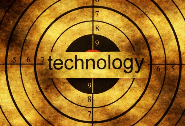 Technology grunge target concept — Stock Photo, Image