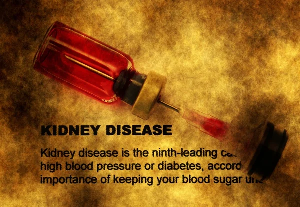 Kidney disease grunge concept — Stock Photo, Image