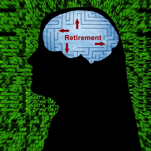 Przejścia na emeryturę w umysł — Zdjęcie stockowe