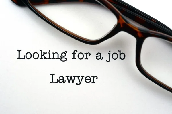 변호사 직업을 찾고 — 스톡 사진