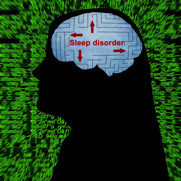 Trastorno del sueño en mente — Foto de Stock