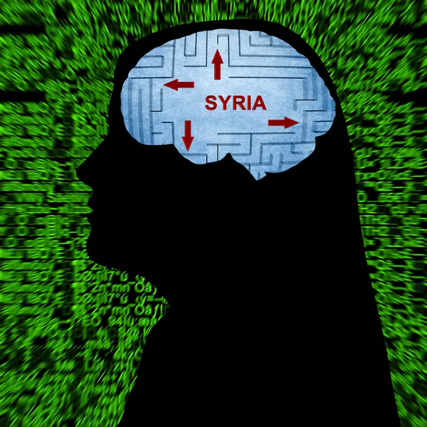 Syria w umysł — Zdjęcie stockowe