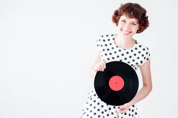 Beyaz arka plan üzerinde güzel seksi kızı için yaratıcı kavramı