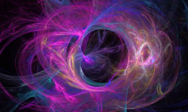 Arka plan dalgalı - soluk görüntü bilgisayar tarafından oluşturulan. Fracta