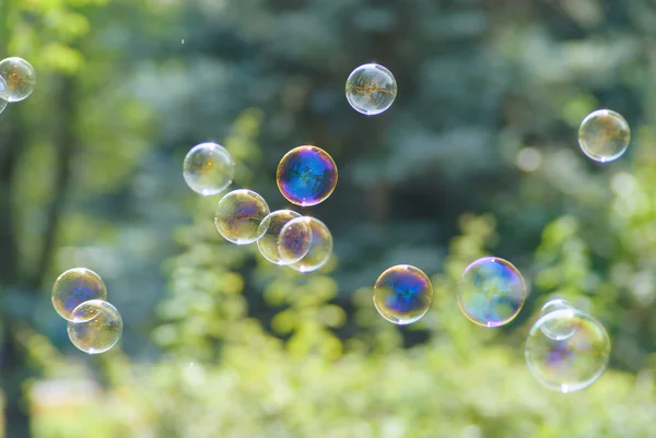 Foto di bolle di sapone — Foto Stock