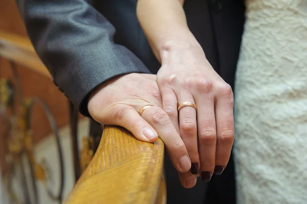 結婚指輪の手 — ストック写真