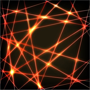 Kaos neon yeşili çizgileri