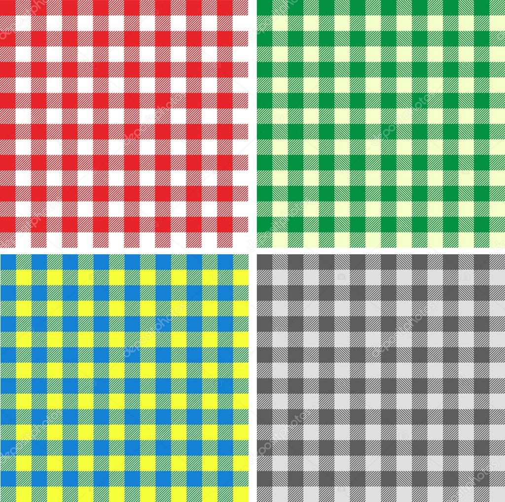 Vector set of tablecloth Stock Vector Image by ©OlaOla 54045151