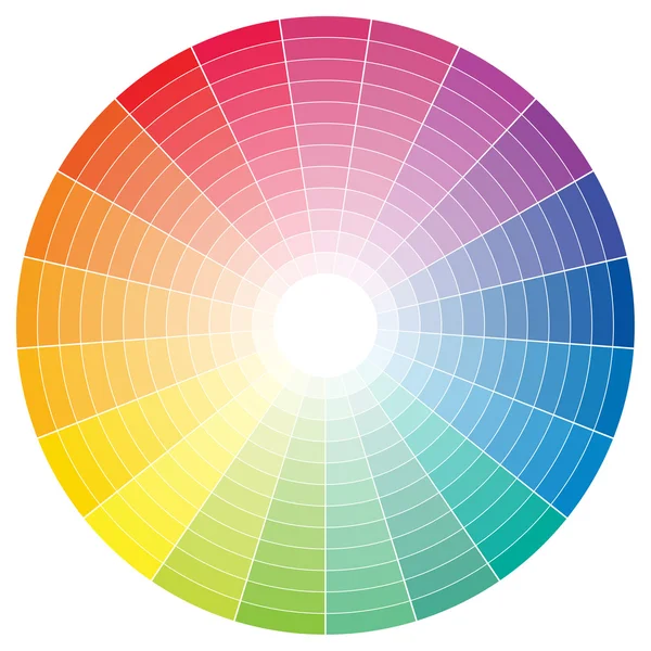 Roue de couleur — Image vectorielle